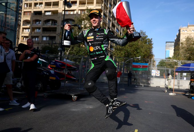 Joshua Duerksen, AIX Racing, 2024, FIA F2, Baku, Azerbaijan GP