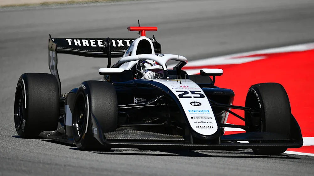 Roman Bilinski F3 car on track