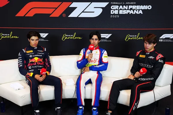 Tsolov, Camara, Van Hoepen F3 press conference Spain