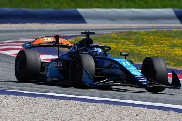 Jak Crawford charges to 2025 F2 Feature Race podium from P14 in Spielberg and eyes a title push with confidence heading into Silverstone.