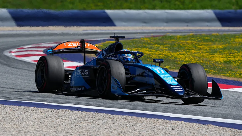 Jak Crawford charges to 2025 F2 Feature Race podium from P14 in Spielberg and eyes a title push with confidence heading into Silverstone.