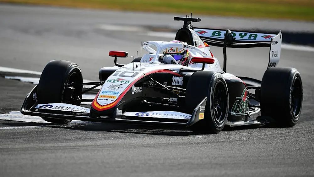 Mari Boya targets a strong 2025 F3 British GP weekend after qualifying fourth, citing improved car setup and growing race confidence.
