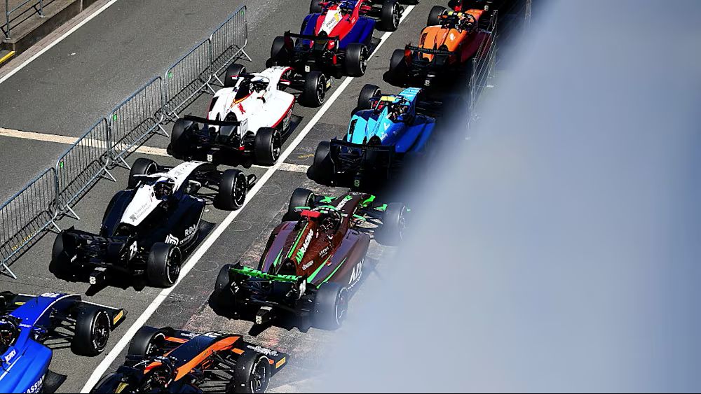 2025 F3 car with aerodynamic upgrades