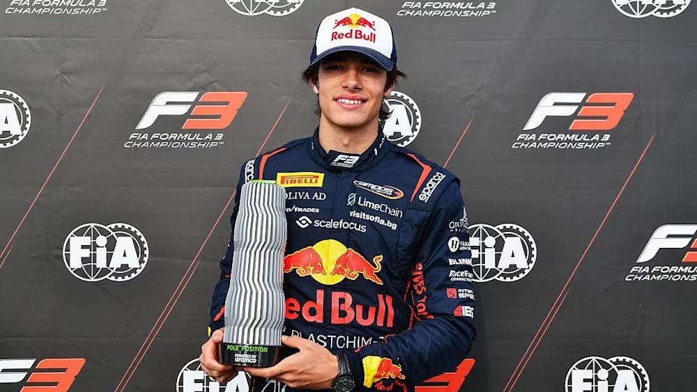 Nikola Tsolov Pole British GP F3