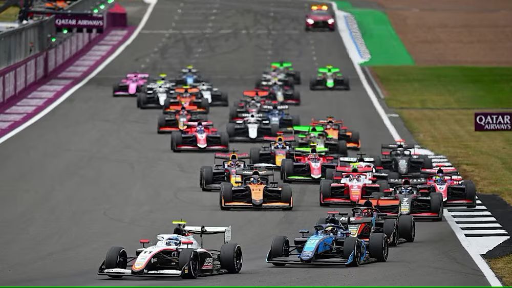 Campos Racing's Tasanapol Intraphuvasak claimed his maiden win at the F3 Sprint Race of the 2025 British GP.