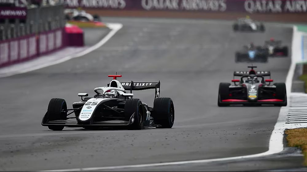 Roman Bilinski of Rodin Motorsport at the 2025 Silverstone F3 Round at the British GP
