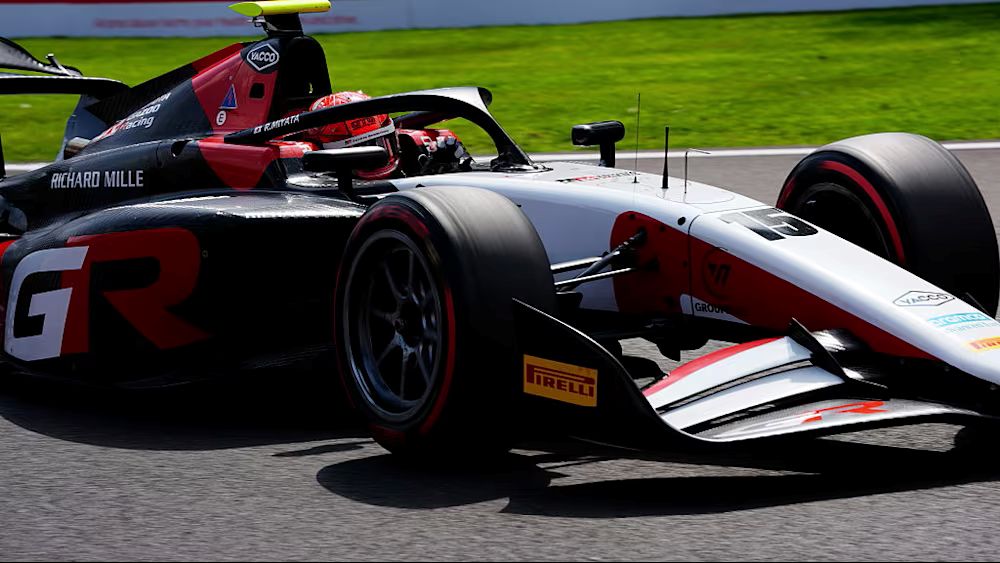 Ritomo Miyata of ART Grand Prix competing in he 2025 F2 season