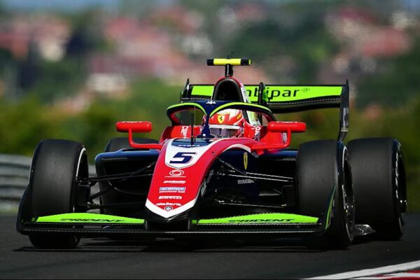 Rafael Câmara of Trident topped Free Practice at the 2025 F3 Hungarian GP