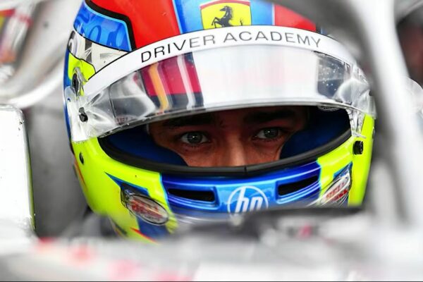 SFDA supported Dino Beganovic racing in the 2025 F2 Championship with Hitech TGR