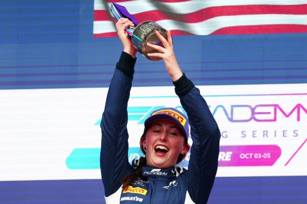Lia Block takes her maiden F1 Academy win in Singapore, marking ART Grand Prix's first win in the series in two years