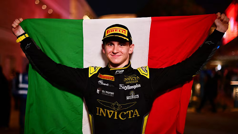 Leonardo Fornaroli had an outstanding rookie campaign in FIA Formula 2, winning the 2025 Drivers’ Championship with Invicta Racing.