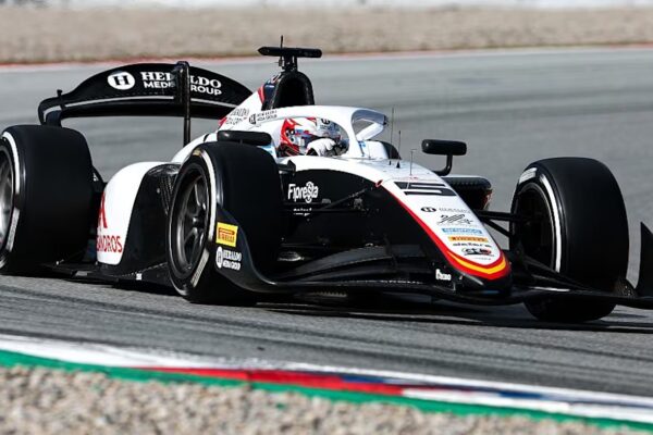 2026 FIA F2 Testing Barcelona Day 1 recap as Noel León tops times ahead of Melbourne, with Stenshorne and Varrone close behind