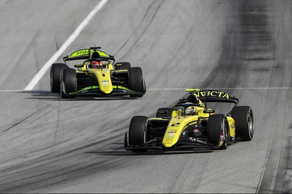 Invicta dominate Day 2 of the 2026 F2 pre-season test in Barcelona as Câmara and Dürksen top morning and afternoon in commanding fashion.