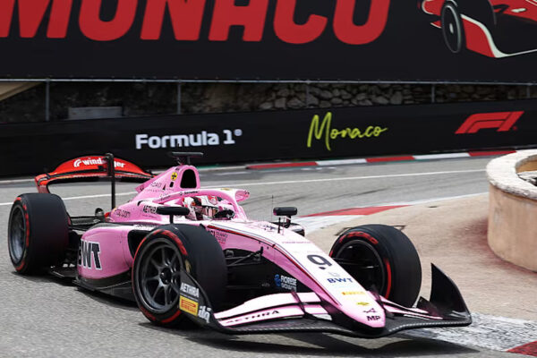 Gabriele Minì secured P3 in the Monaco GP Sprint to extend his remarkable run of consecutive F2 podium finishes, strengthening his championship position ahead of the Feature Race.