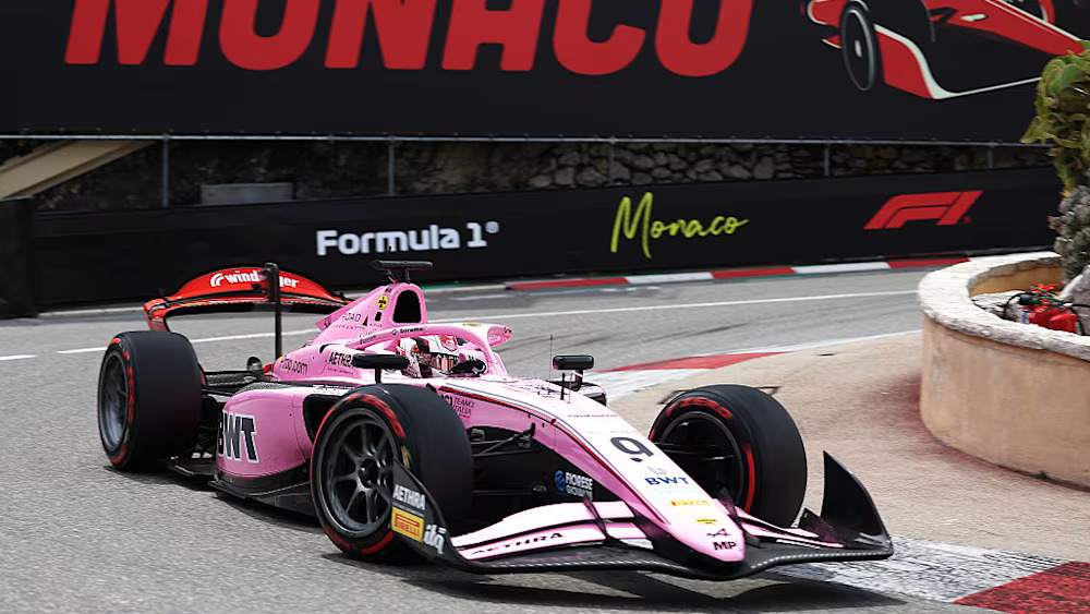 Gabriele Minì secured P3 in the Monaco GP Sprint to extend his remarkable run of consecutive F2 podium finishes, strengthening his championship position ahead of the Feature Race.