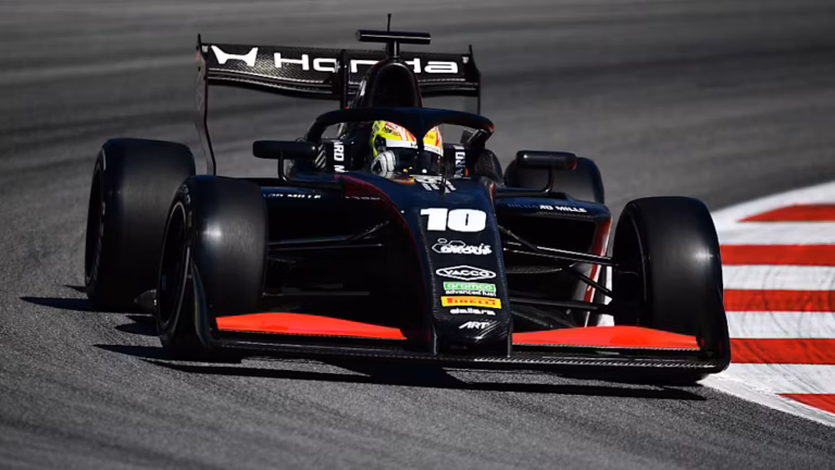 Taito Kato targets two 2026 Barcelona podiums after finishing fifth in F3 Qualifying, despite traffic disrupting his preparation lap.