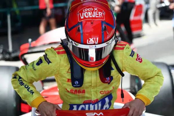 Colombian F2 driver Montoya celebrates his roots with a Maluma-inspired helmet, World Cup racewear and a tribute to his father
