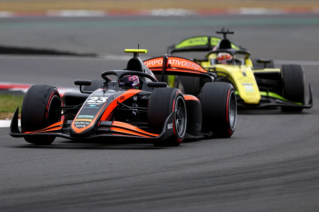 Rafael Villagómez reflects on his Silverstone double podium as sharp strategy and improved VAR pace fuel his strong 2026 F2 run.