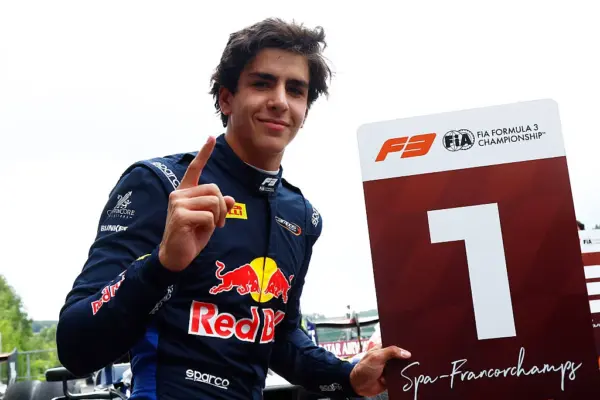 Rivera bounces back from Silverstone disappointment with maiden FIA F3 Feature Race victory at Spa Rivera bounced back from Silverstone disappointment to claim his maiden FIA F3 Feature Race victory at Spa-Francorchamps.