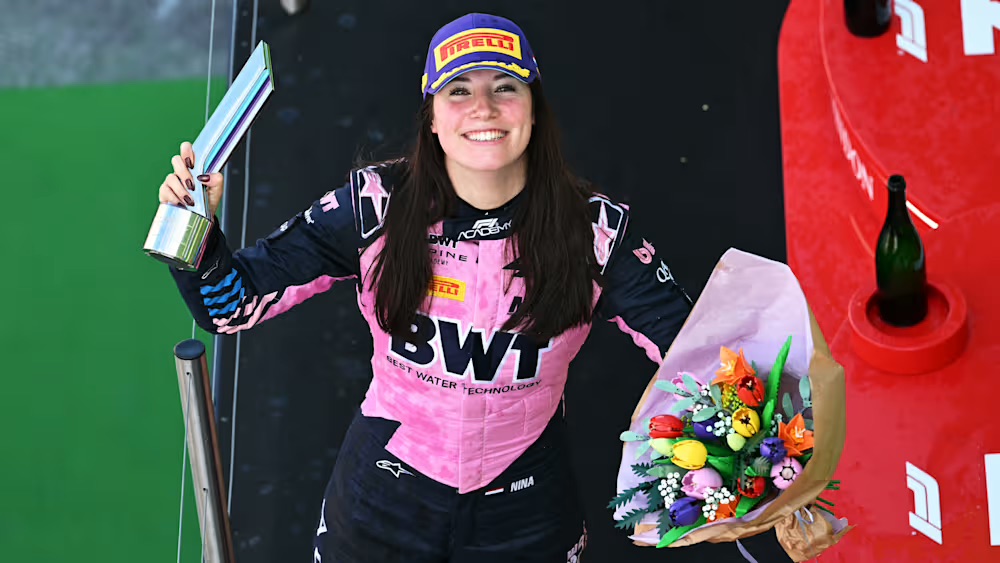 Nina Gademan reflects on her Zandvoort double podium, missing out on a home win and her push for P2 in the F1 Academy standings.