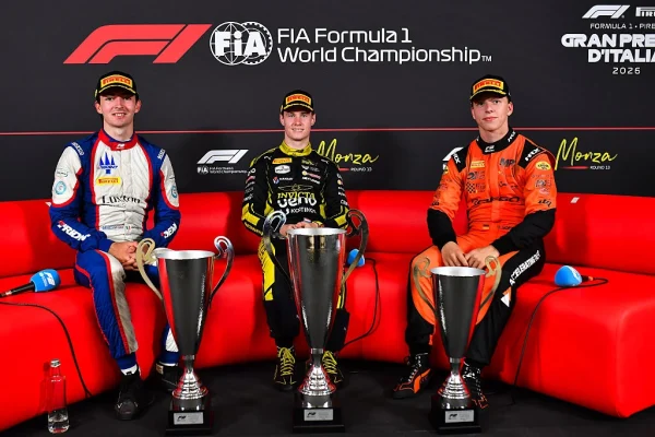 2026 F2 standings after the Monza Sprint as Tsolov extends his lead, Dürksen wins and Bennett and Goethe make key gains.