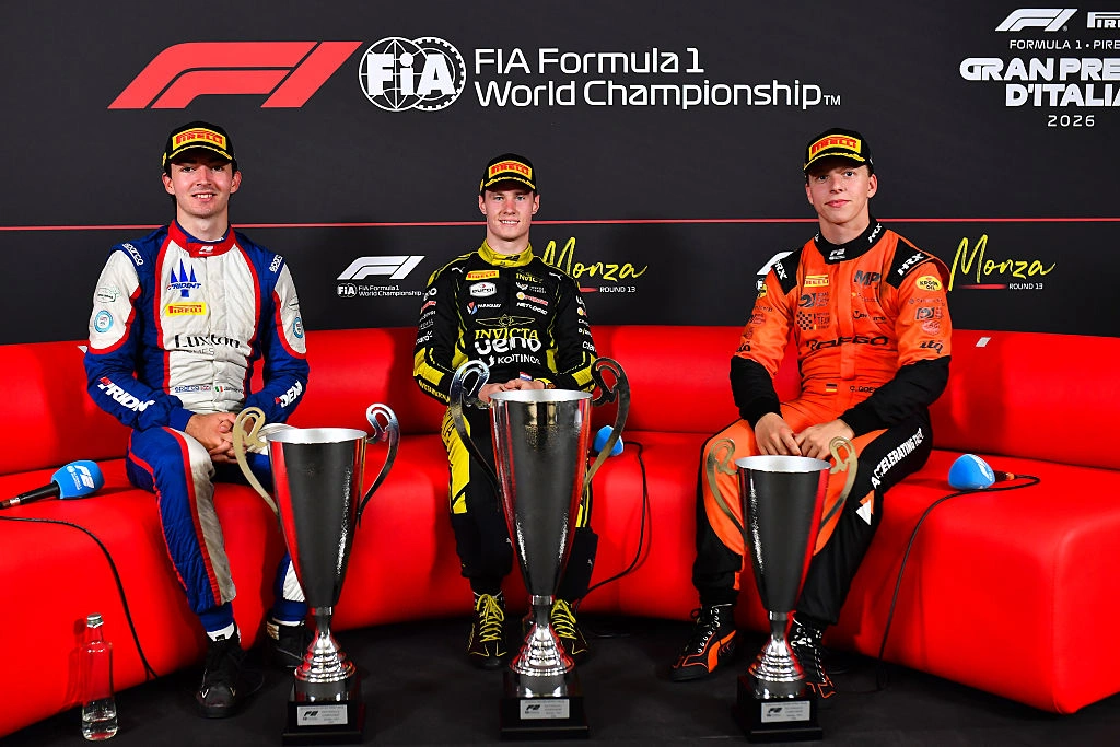 2026 F2 standings after the Monza Sprint as Tsolov extends his lead, Dürksen wins and Bennett and Goethe make key gains.