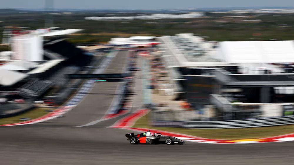 Felbermayr vows to go all in at Austin after she topped F1 Academy practice, with Palmowski leading the championship by 48 points.
