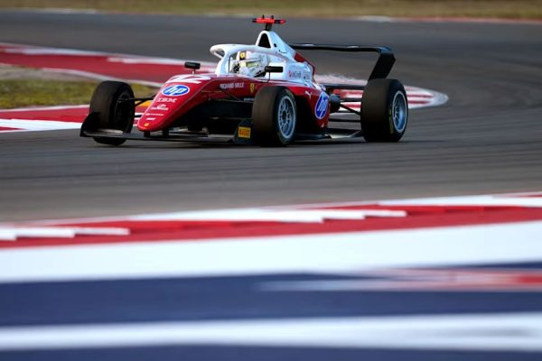 Larsen receives a three-place grid penalty after stewards blame her for the Palmowski collision in the 2026 F1 Academy Austin race.