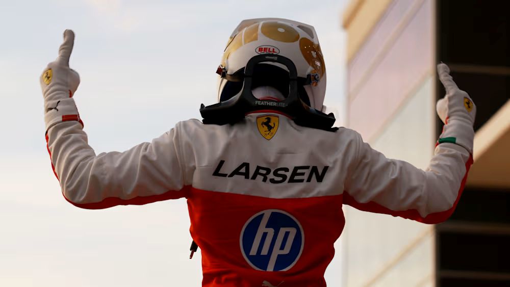 Alba Larsen reflects on her maiden 2026 F1 Academy win in Austin, the emotion of hearing Denmark's anthem and her podium ambitions.