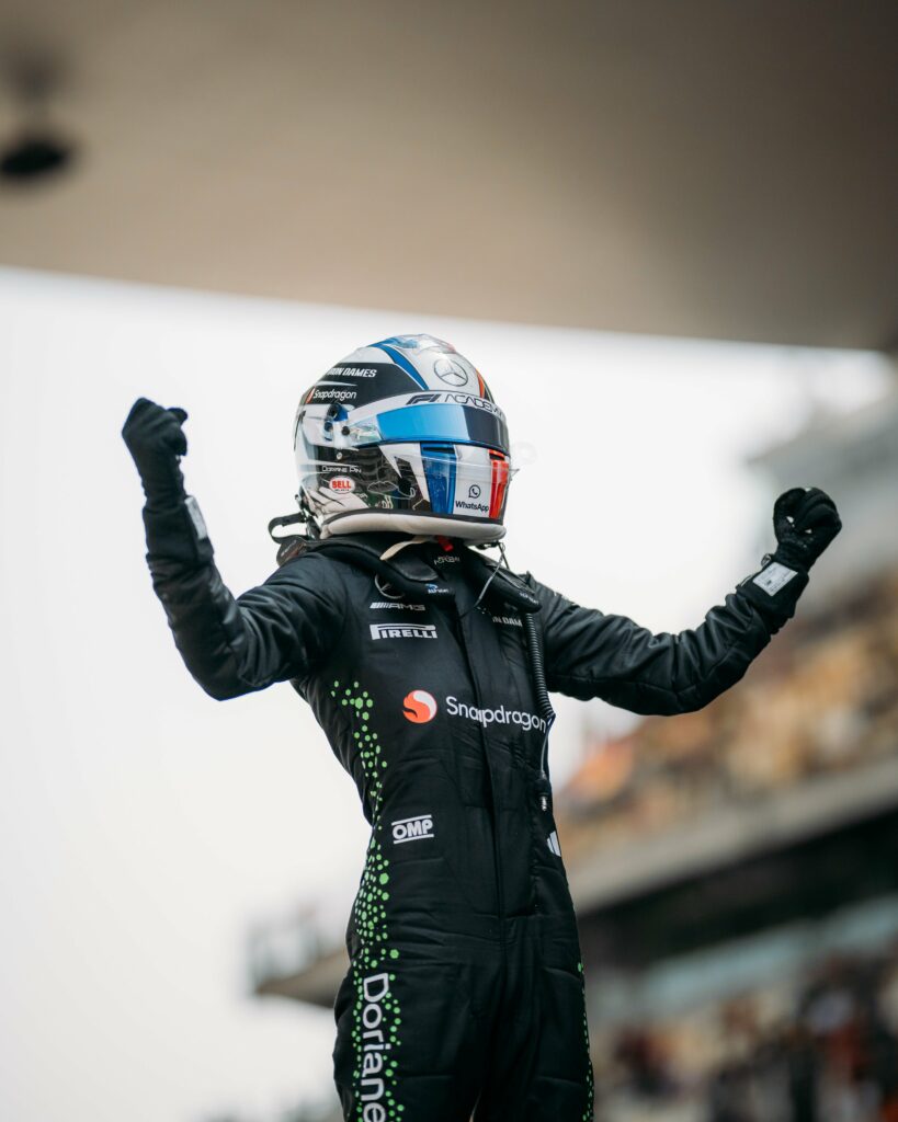 Doriane Pin currently leading the 2025 F1 Academy Championship