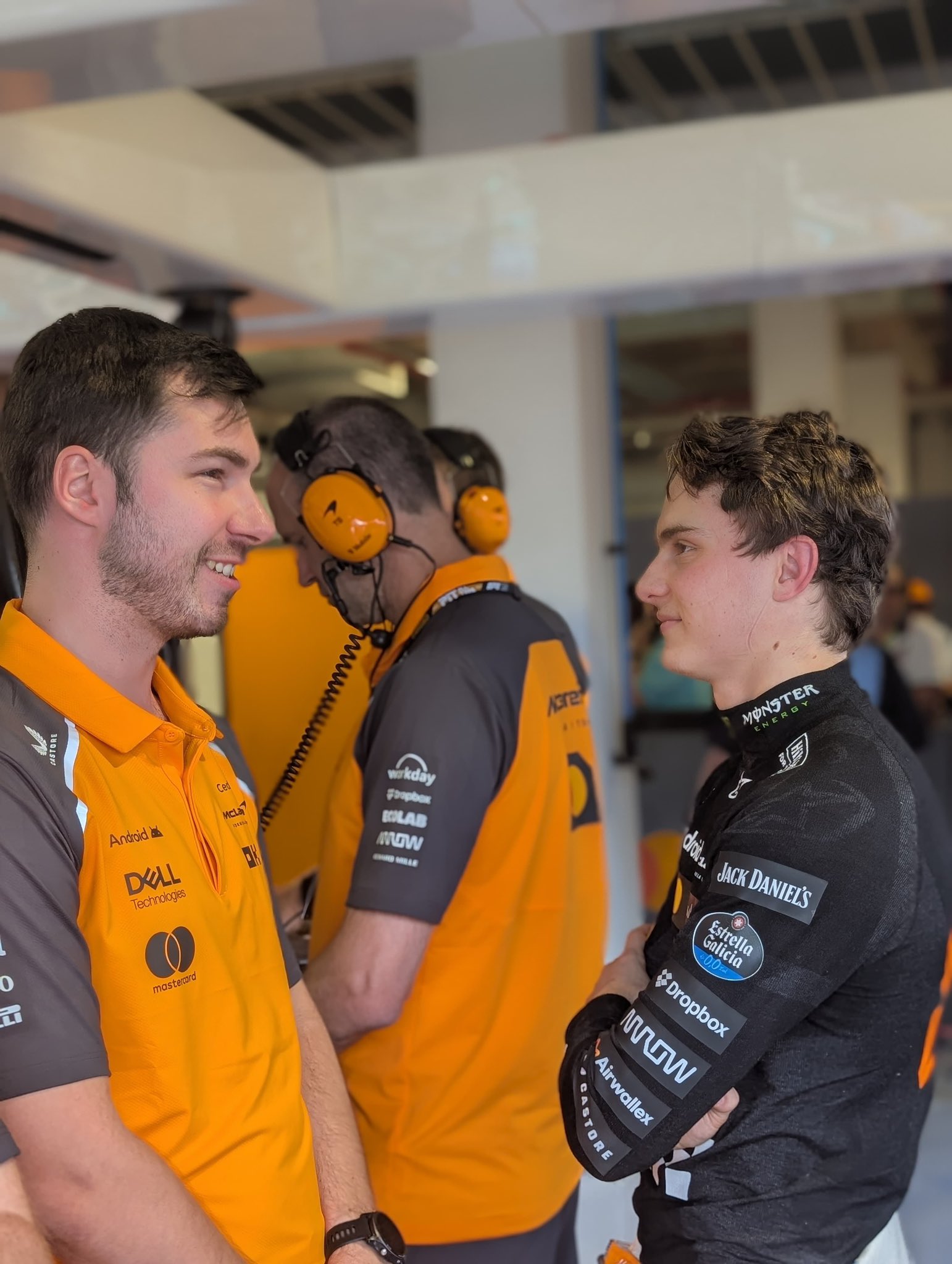 Oscar Piastri in FP1 for the Miami GP