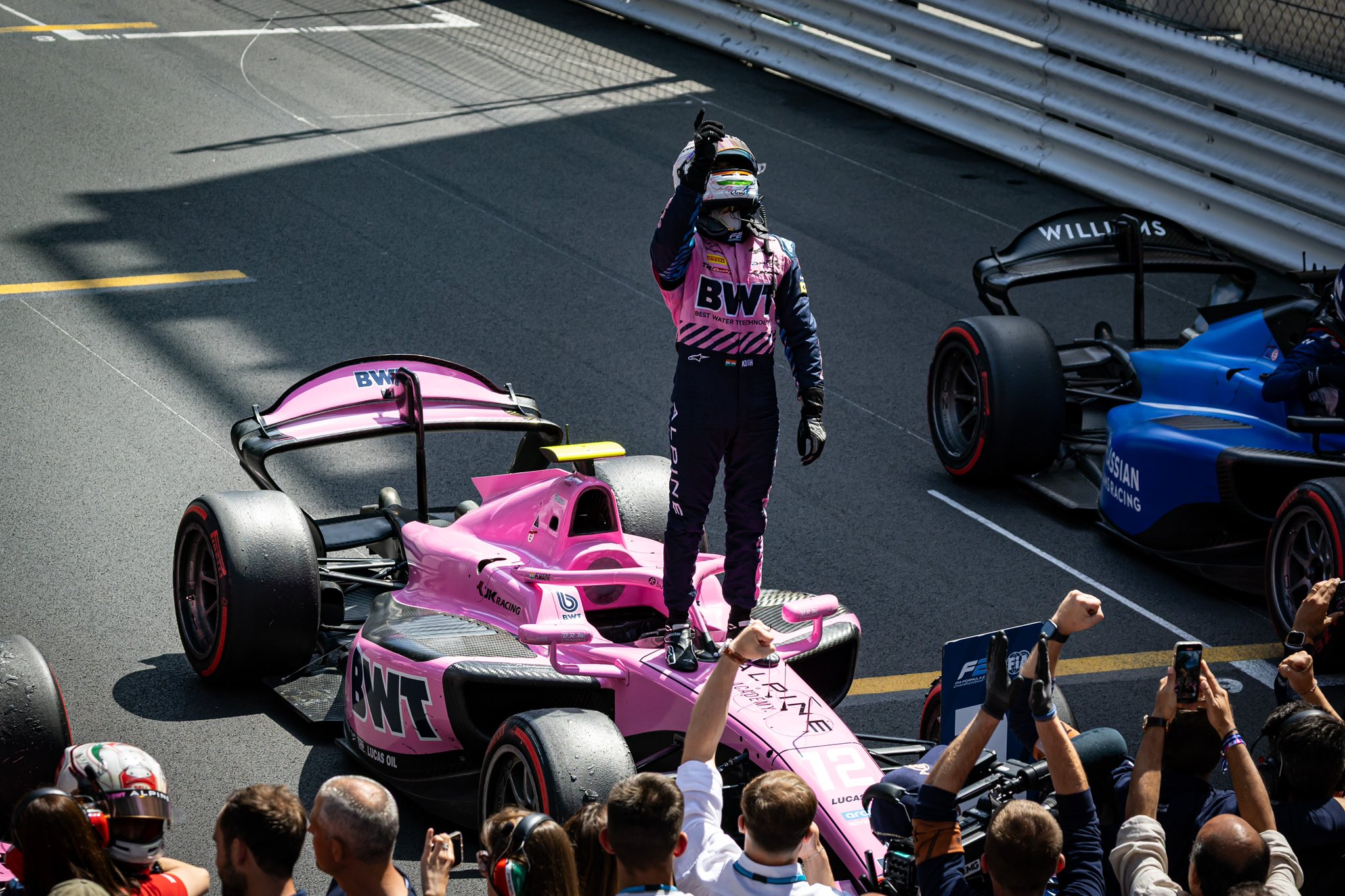 DAMS Lucas Oil driver Kush Maini F2 mid season review