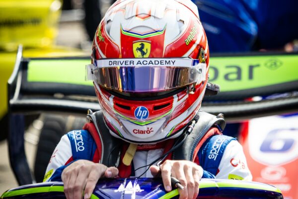 Rafael Câmara entering his Trident car at the Imola GP