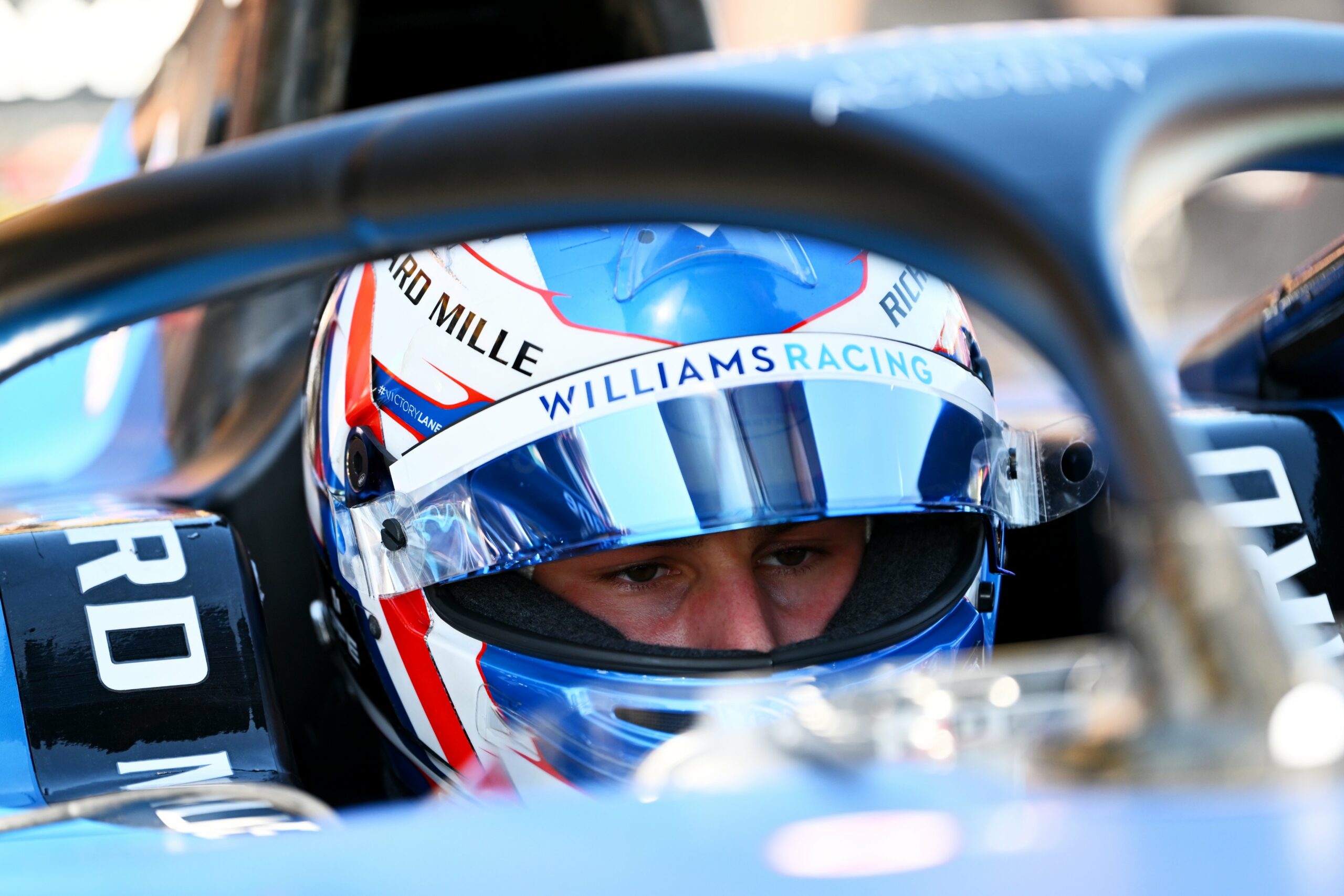 Williams Academy driver Victor Martins ahead of the 2025 F2 Imola GP