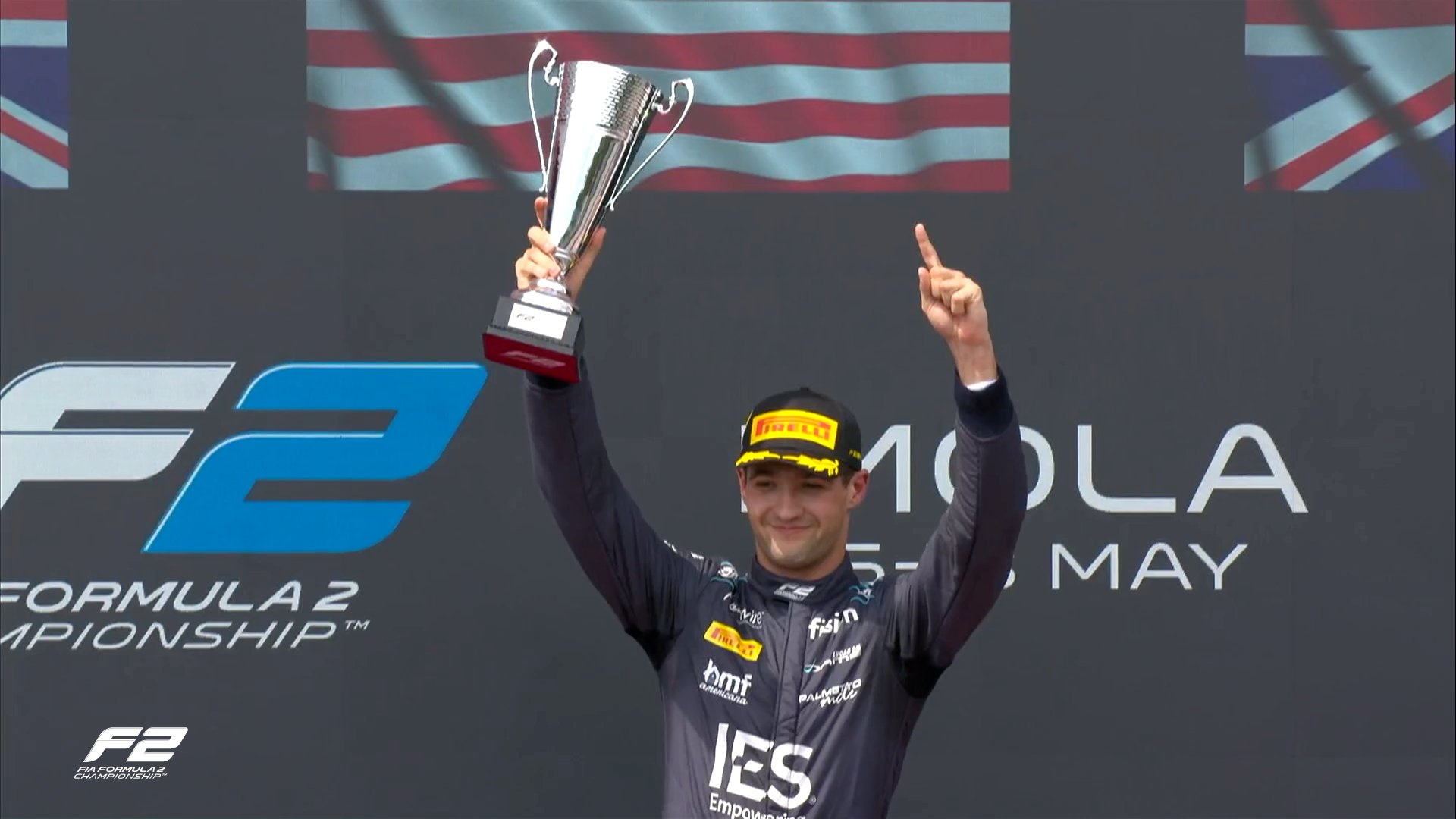 Jak Crawford wins F2 Imola GP Sprint Race 2025
