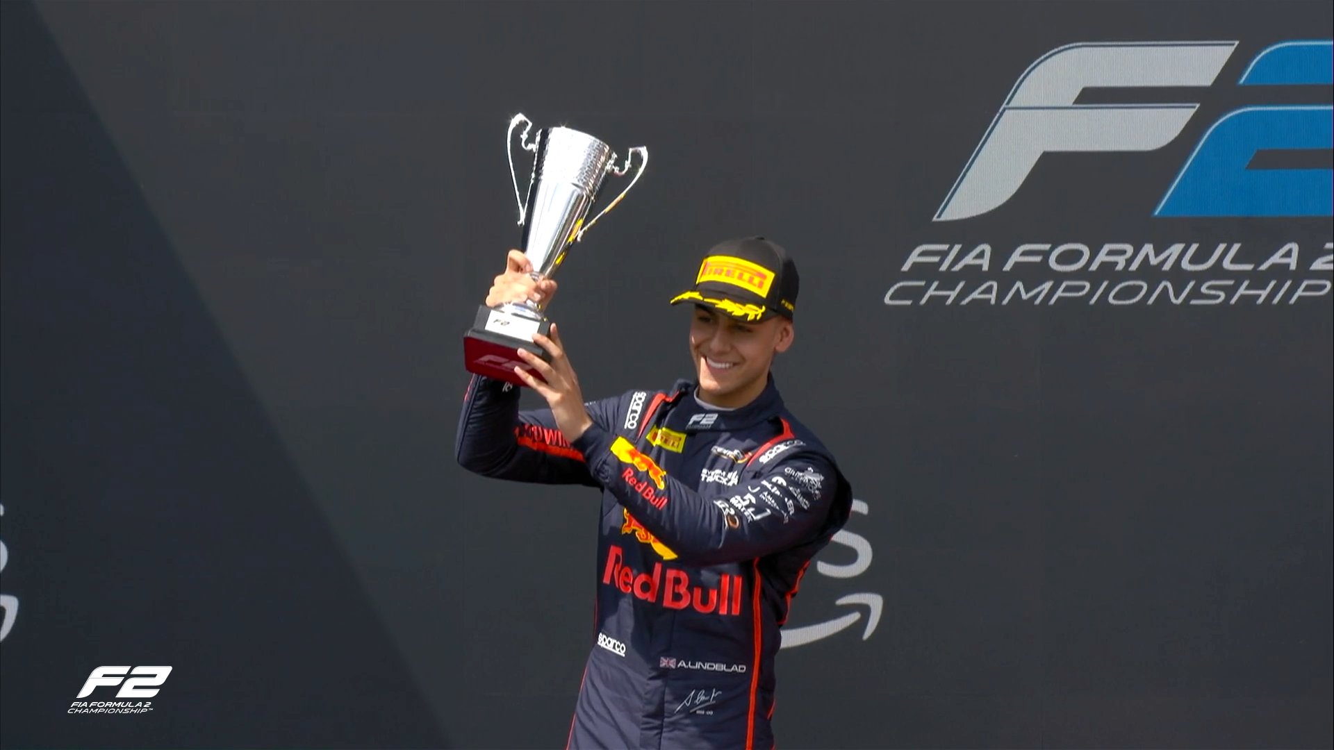 Lindblad finished P2 in F2 Sprint Race at Imola GP