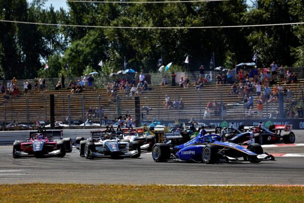 2026 Indy NXT Portland | Race results 2026 Indy NXT Portland | Race results de Tullio leads the field to green.
