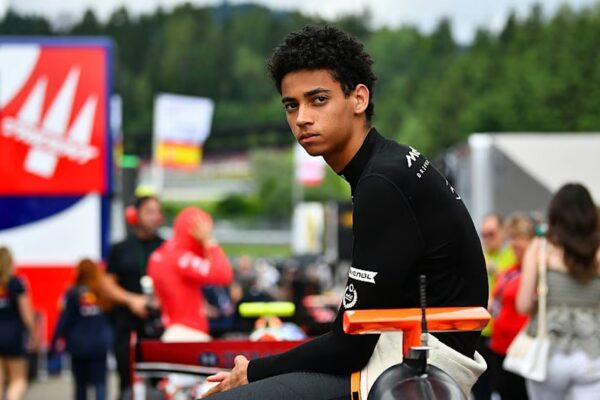 Ugochukwu ahead of the Belgian GP