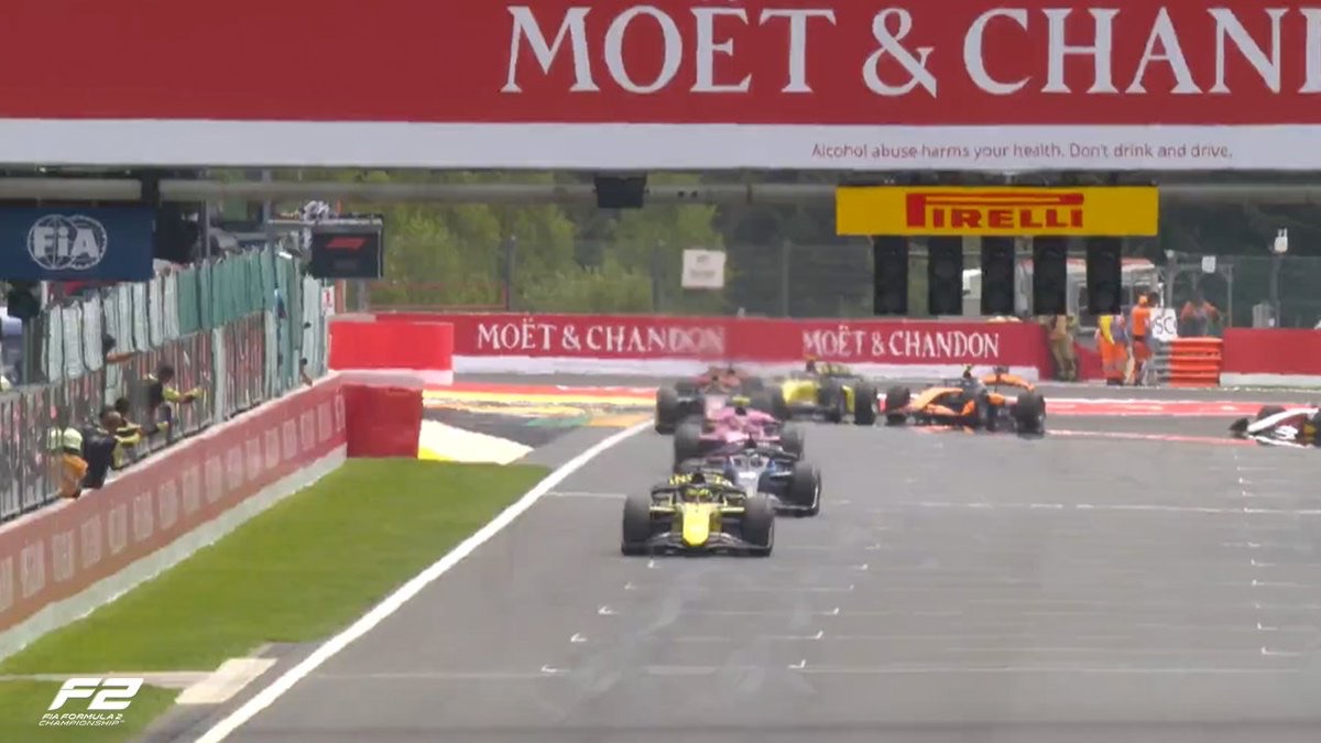 Fornaroli won the F2 Sprint Race at the Belgian GP