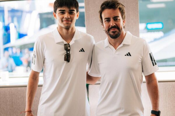 Sebastian Montoya signs with A14 management Sebastian Montoya and Fernando Alonso in A14 announcement