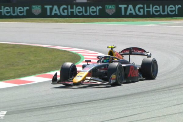 Lindblad tops the timesheets in FP at the 2025 Barcelona F2 Round