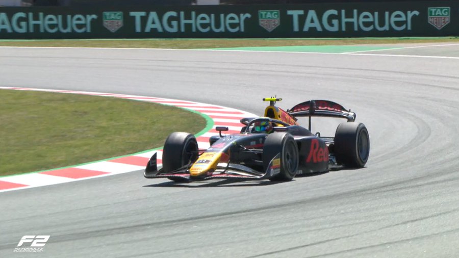 Lindblad tops the timesheets in FP at the 2025 Barcelona F2 Round