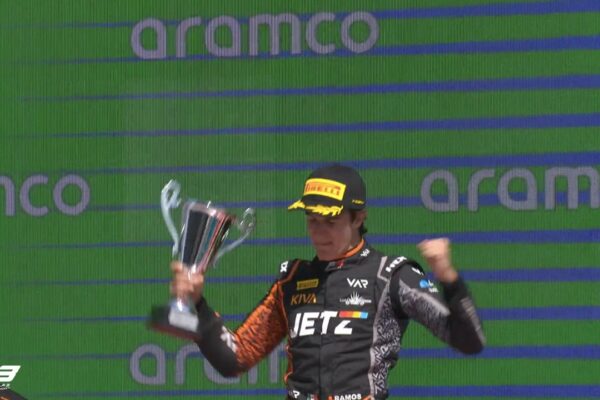 Portuguese driver, Ivan Domingues, wins the F3 Spanish GP Sprint Race 2025.