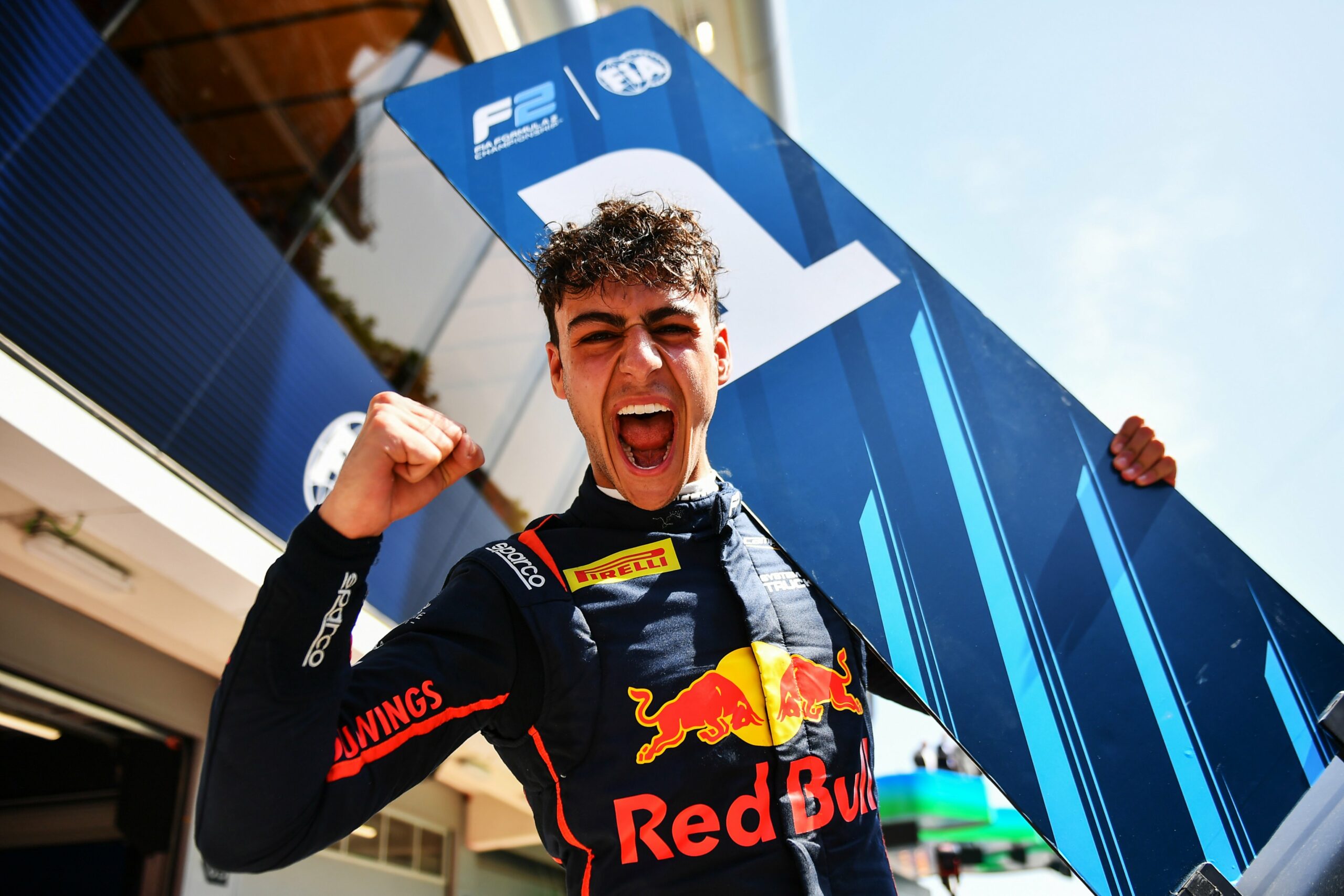 Red Bull Jr. Arvid Lindblad takes home the Feature Race win at the 2025 F2 Spanish GP.