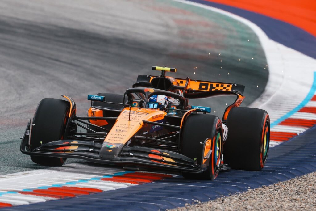 F2 rookie Alex Dunne completed FP1 for McLaren at the F1 Austrian GP. Dunne replaced Lando Norris and finished P4 behind Oscar Piastri.