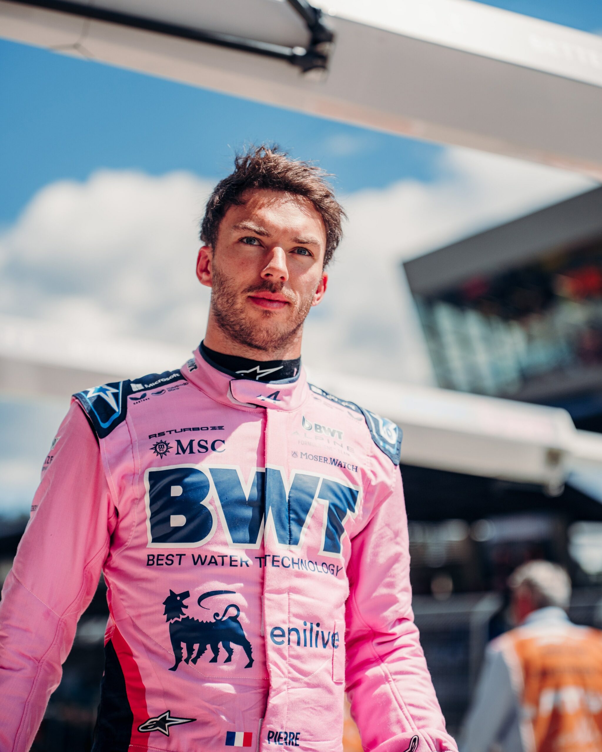 Alpine driver Pierre Gasly at the Austrian GP