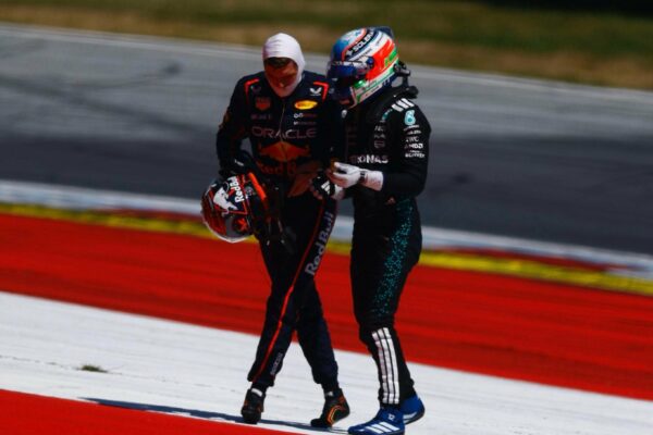 Italian and Mercedes driver Kimi Antonelli has been handed a grid penalty for the F1 British GP after colliding on the opening lap with Red Bull Racing's Max Verstappen in today's Austrian round.