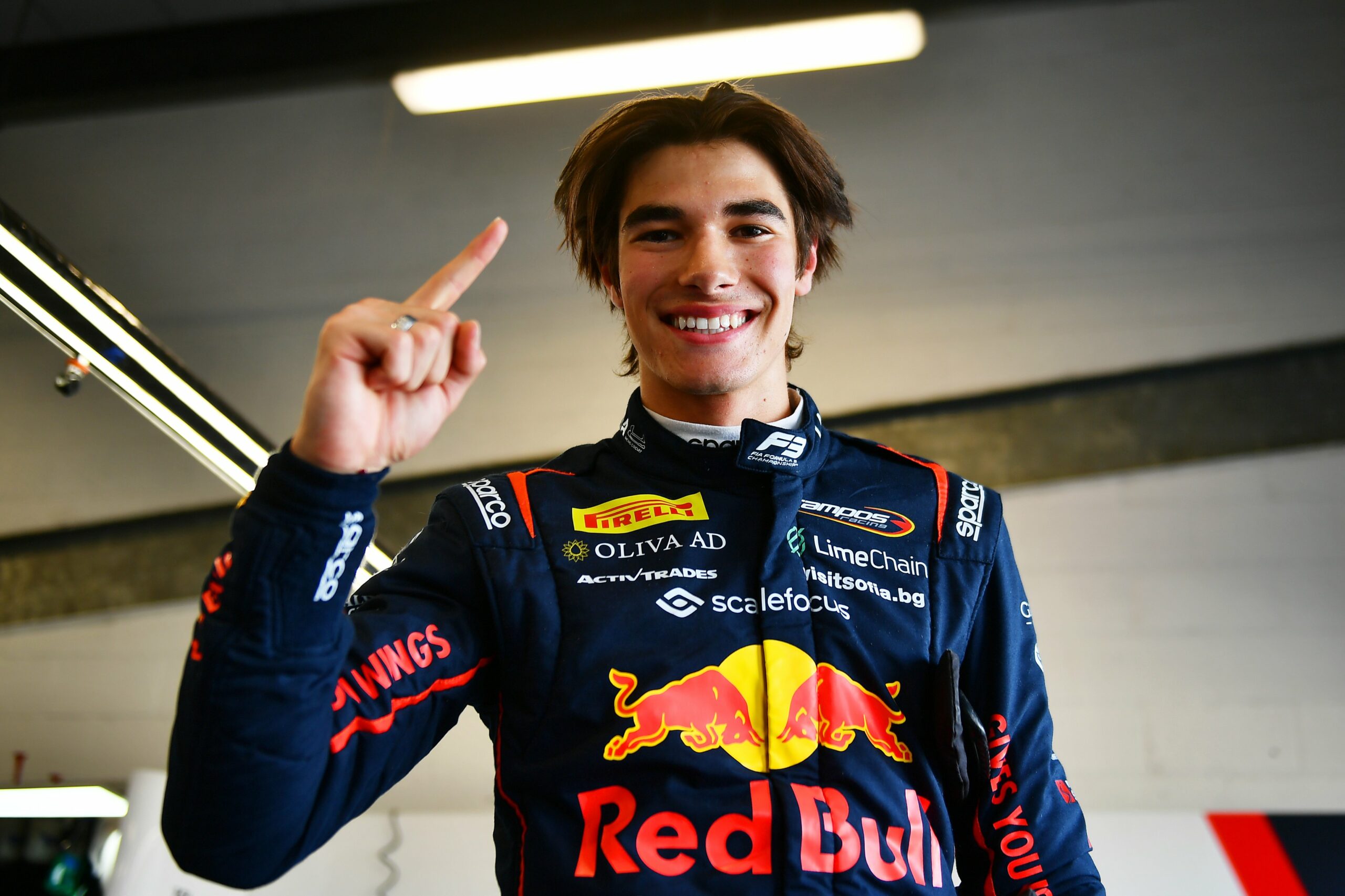Nikola Tsolov of Campos Racing in the 2025 F3 Championship