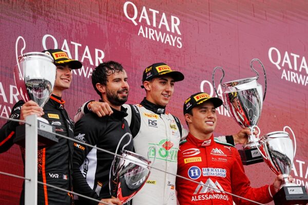 After the British GP Feature Race was cut short due to poor conditions, Rafael Camâra remains the 2025 F3 Championship leader, followed by Tim Tramnitz and Nikola Tsolov.