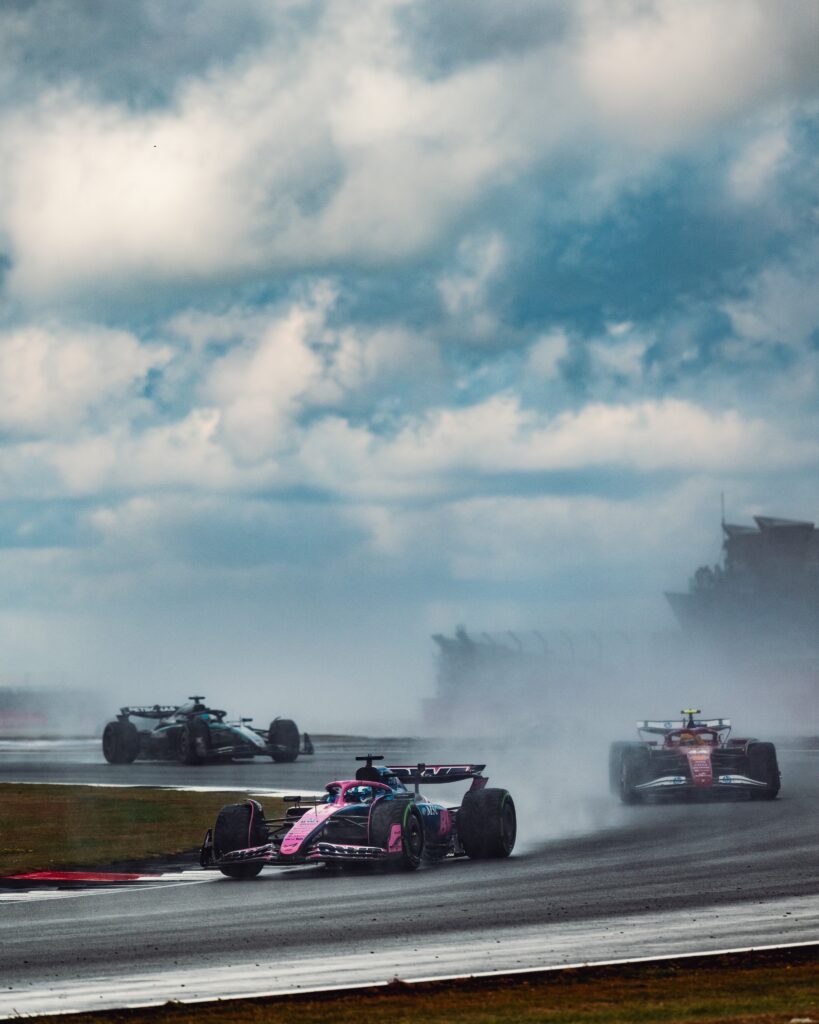 Pierre Gasly in Alpine's A525 in Silverstone, British GP